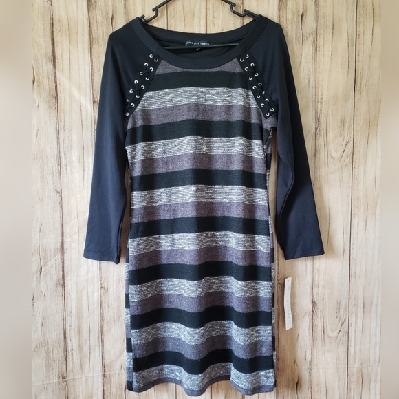 NWT Three Pink Hearts Sweater Dress XL 💗💗💗 - Picture 4 of 6